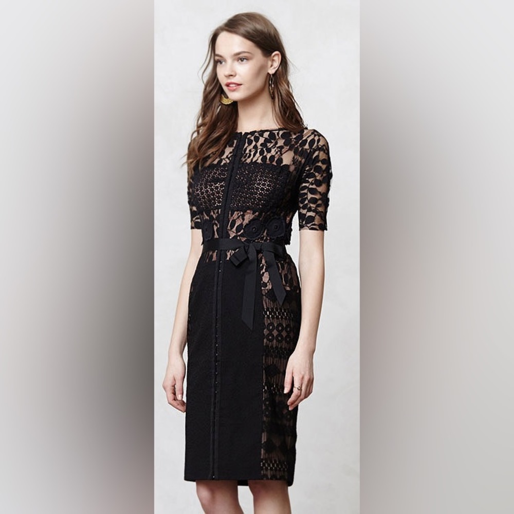 Anthropologie Byron Lars Carissima Sheath Dress